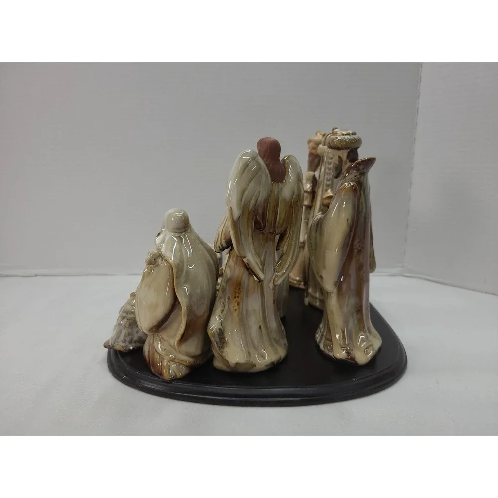 Vintage Kirkland's Porcelain Navitivy Set 11 Pieces #071371 Christmas‎  Jesus
